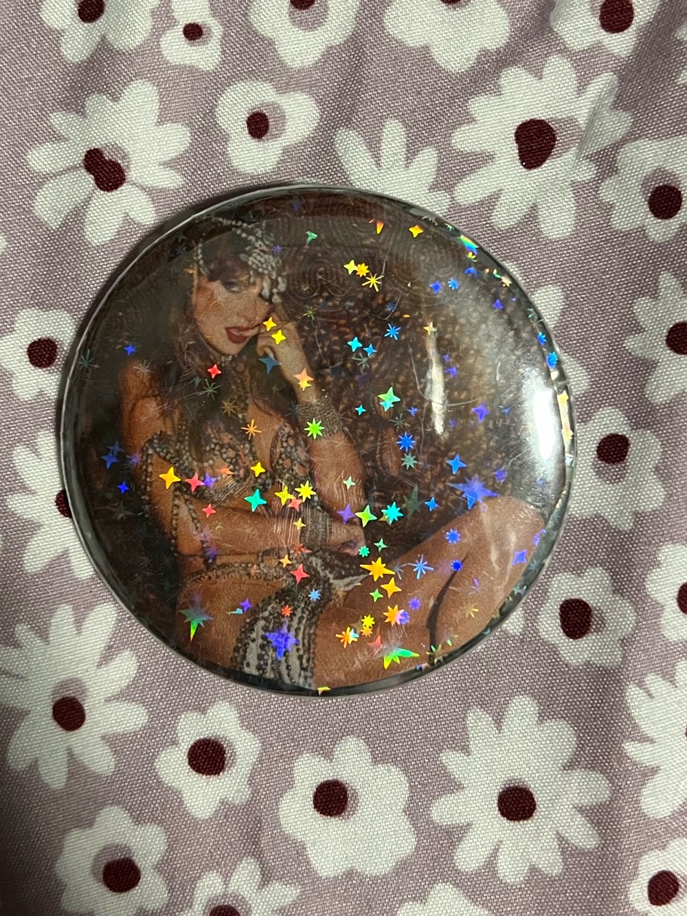 Handmade Taylor Swift The Life of a Showgirl Button